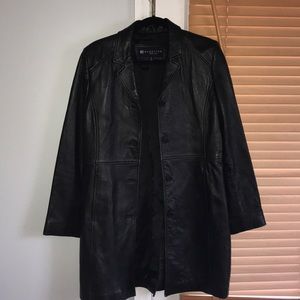 100% Leather Coat - Long